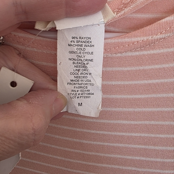 Brandy Blu Maternity Dress Striped Medium  Vacation Cruise Resort Comfy NWT - Picture 3 of 6